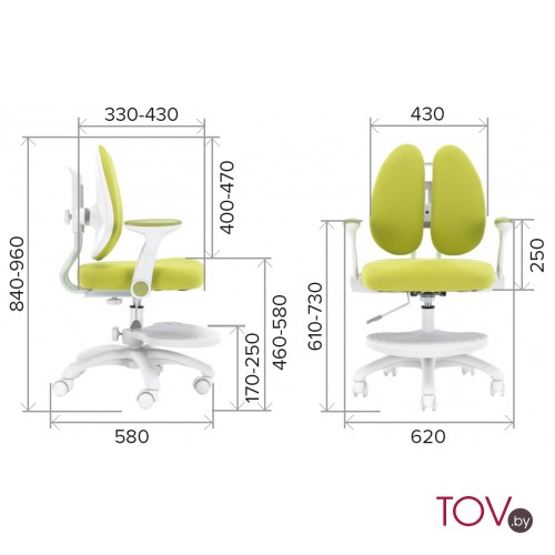 кресло Everprof Kids 104 Ткань Оранжевый